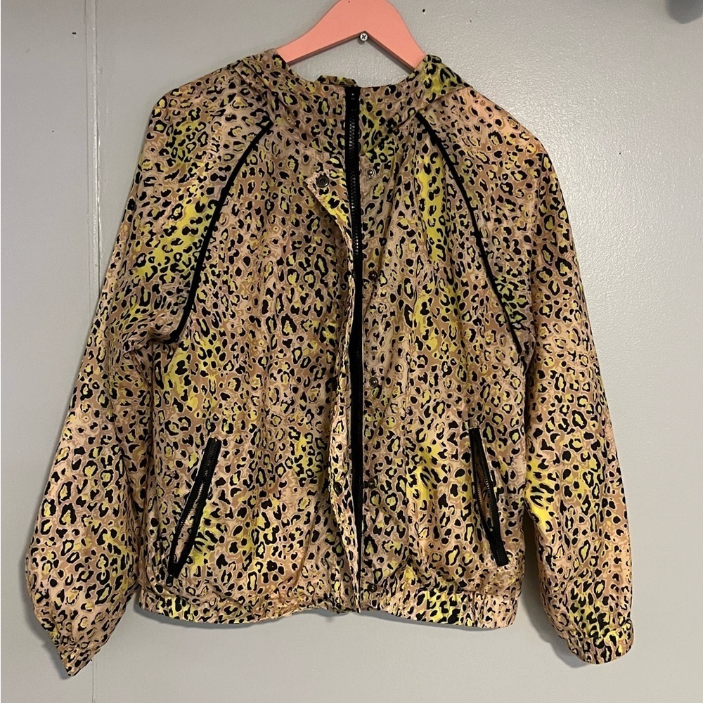 Elodie Leopard Print Bomber Jacket